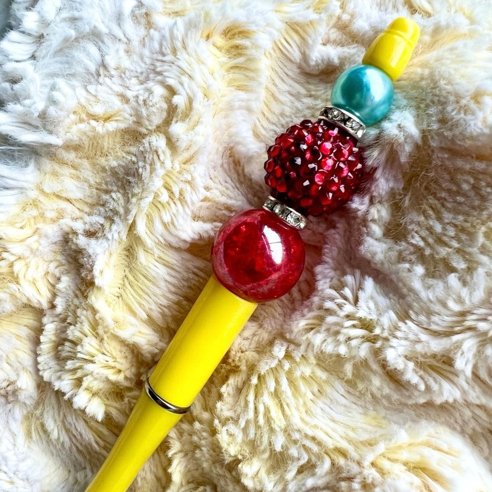 Ruby Slippers Pen | Acrylic Beaded Ballpoint | Gifts